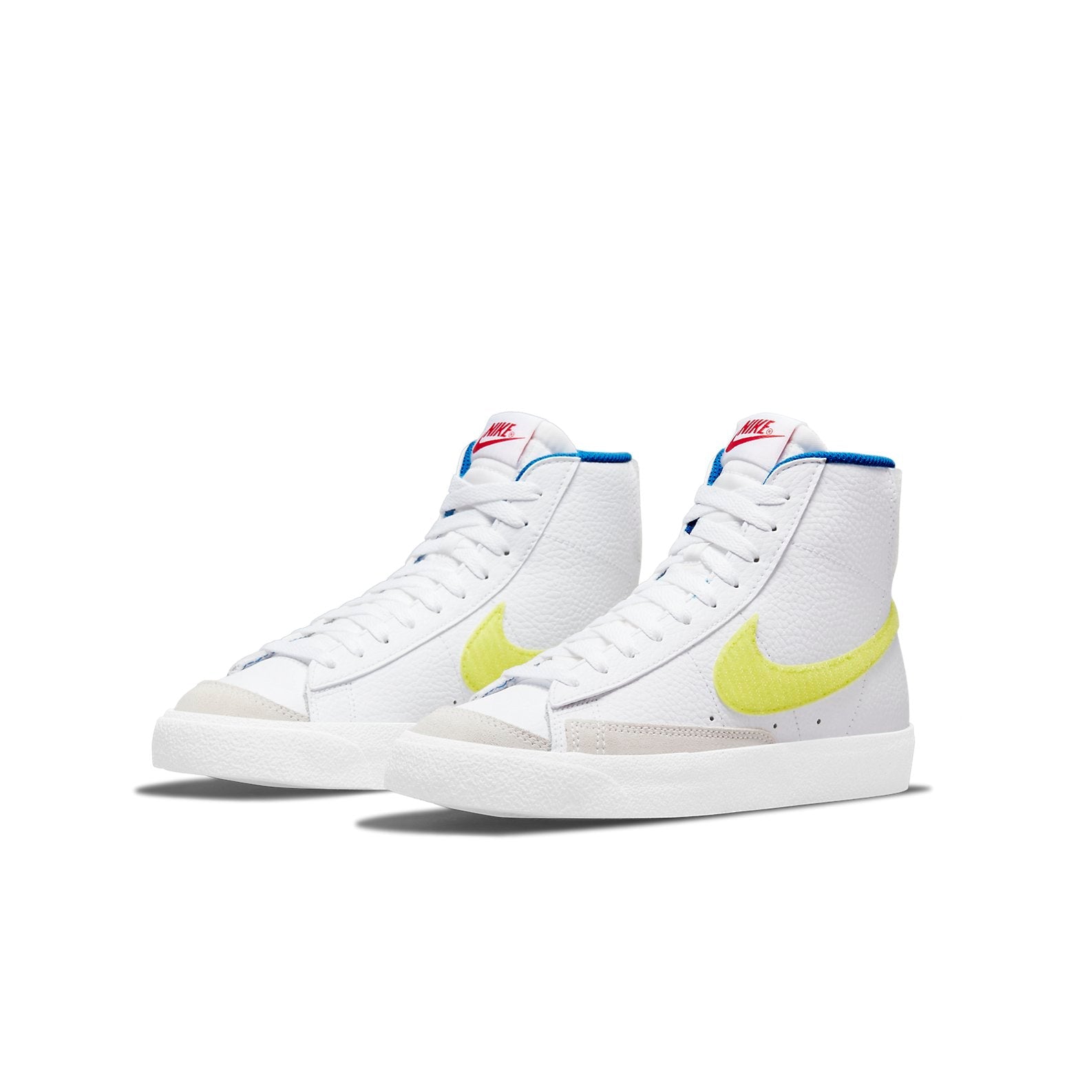 (GS) Nike Blazer Mid '77 'White Lemon Twist Blue' DQ1042-100