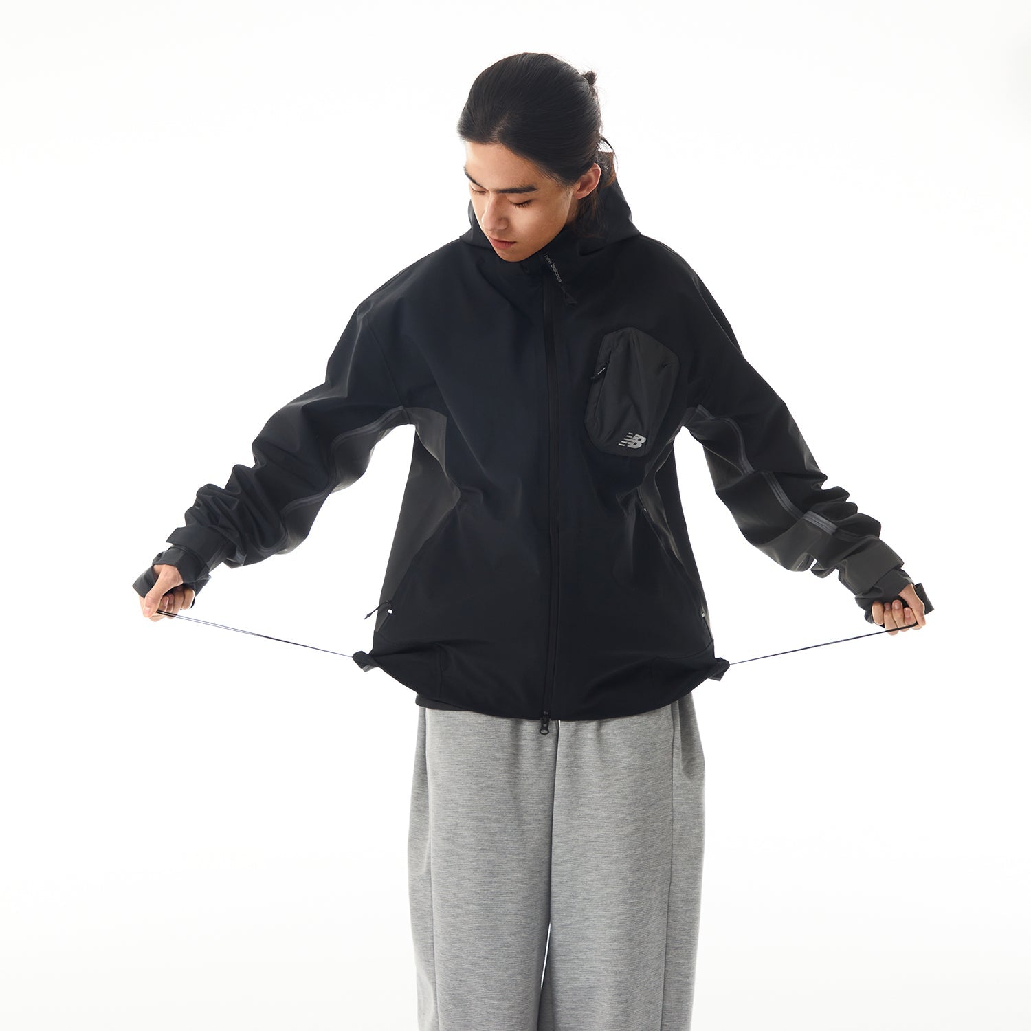 New Balance x LiangDong Pocket Jacket Asia Sizing 'Black' NAE17121-BK