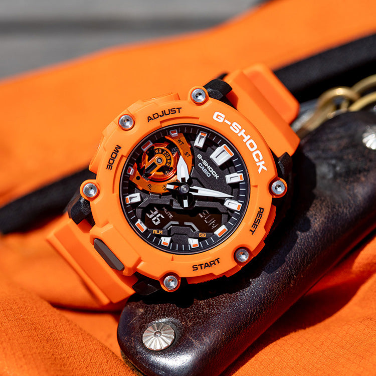 CASIO G-Shock Analog-Digital 'Orange' GA-2200M-4APR