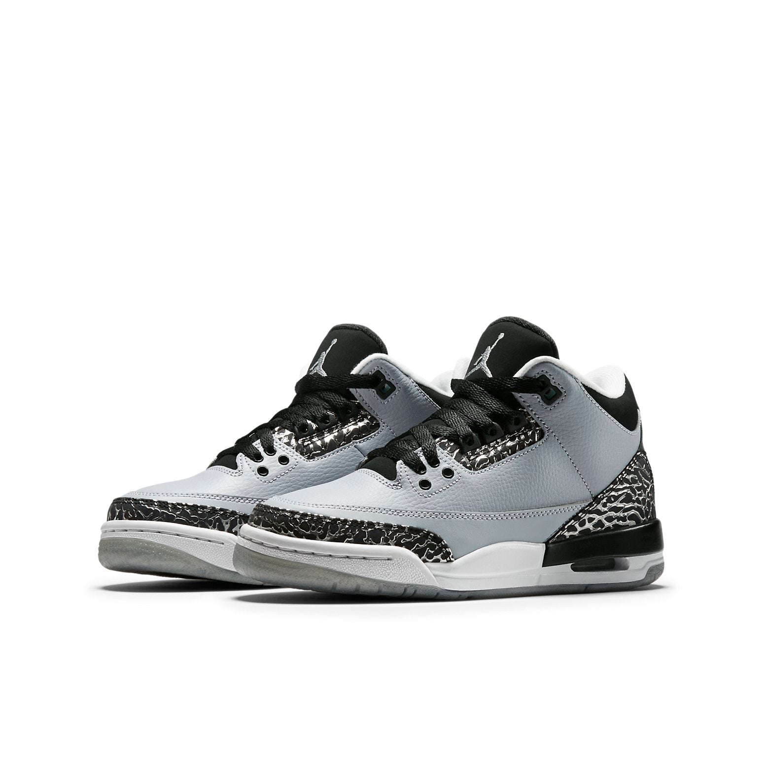 (GS) Air Jordan 3 Retro 'Wolf Grey' 398614-004