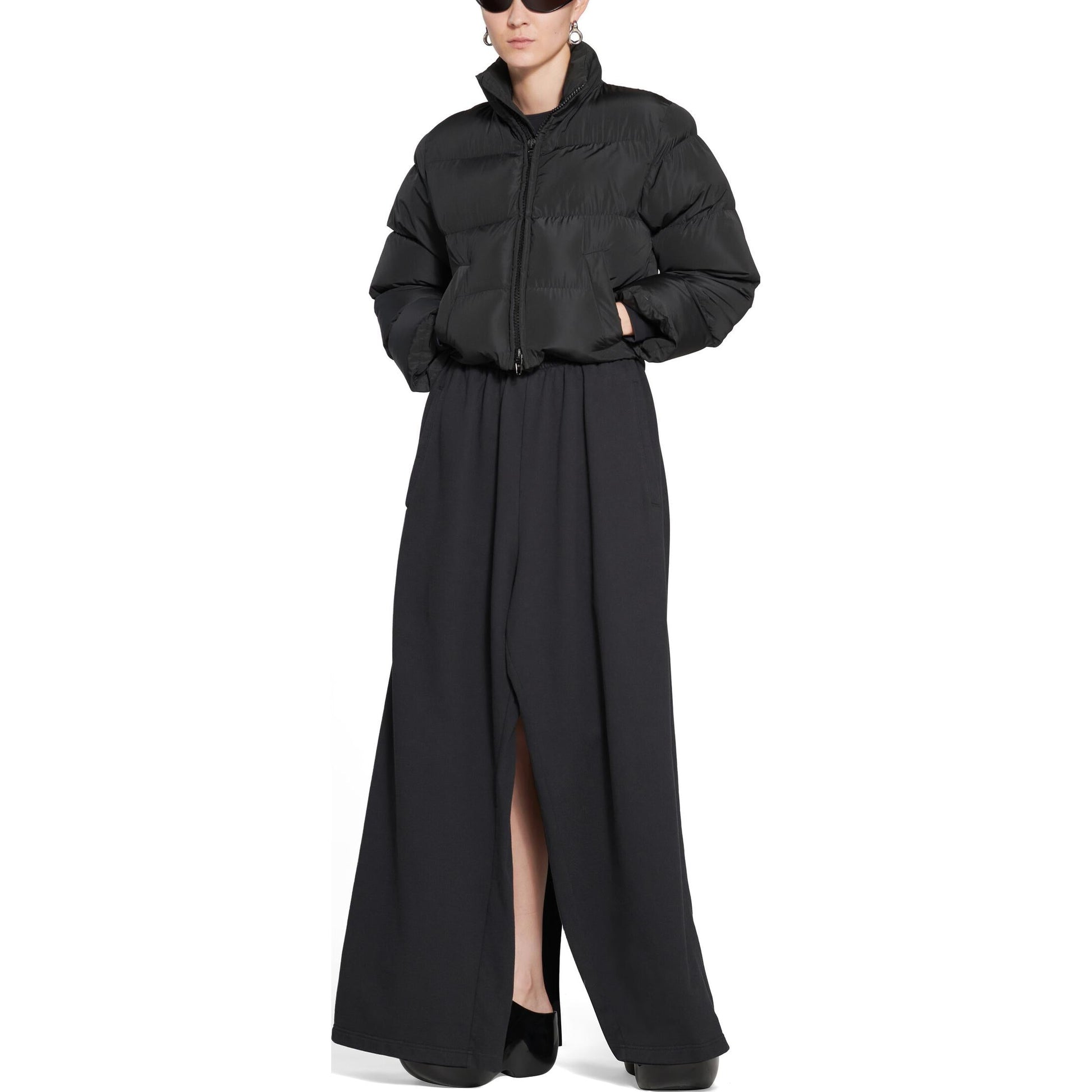 Balenciaga Shrunk Puffer Jacket 'Black' 751101TYD361000