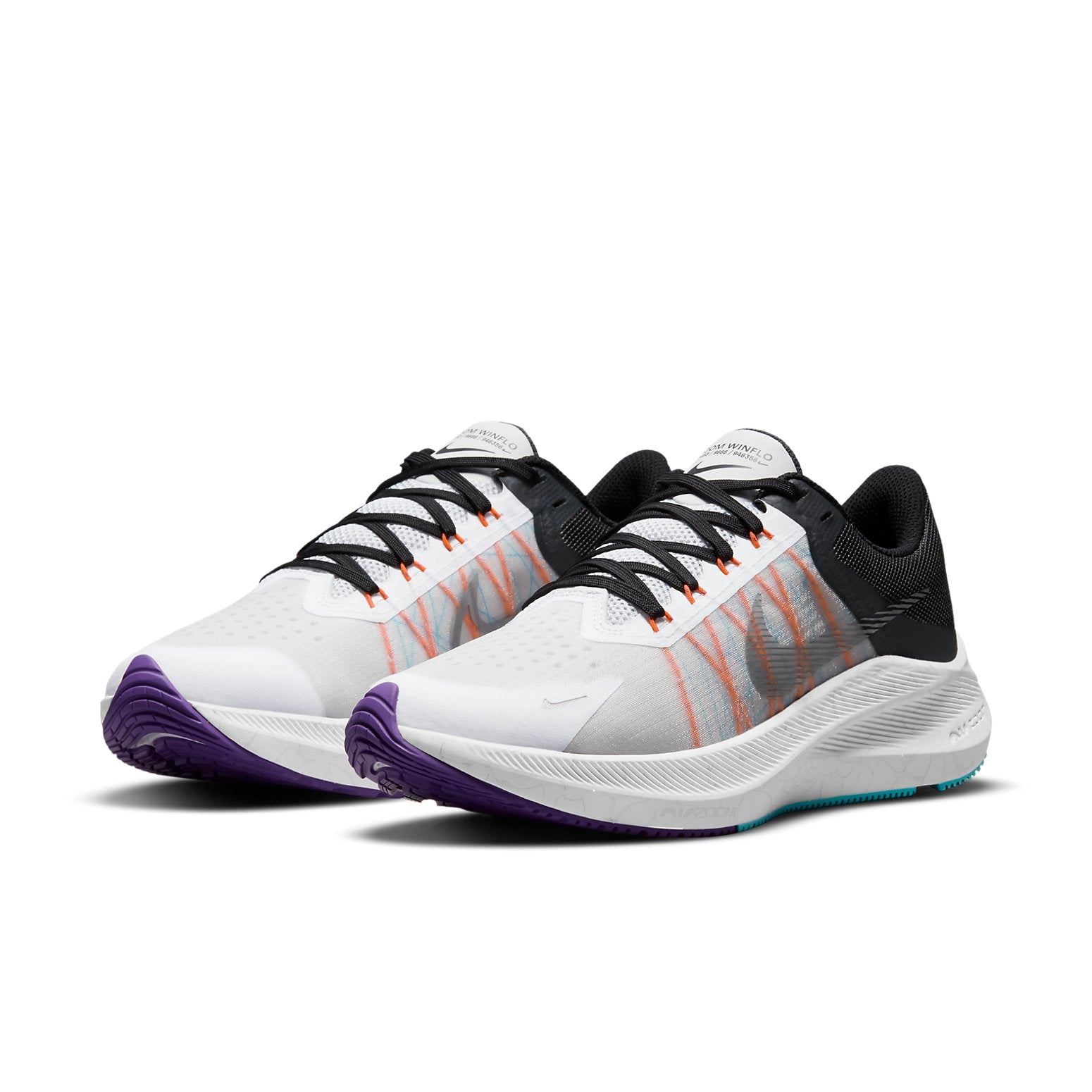 (WMNS) Nike Air Zoom Winflo 8 'White Black' CW3421-103