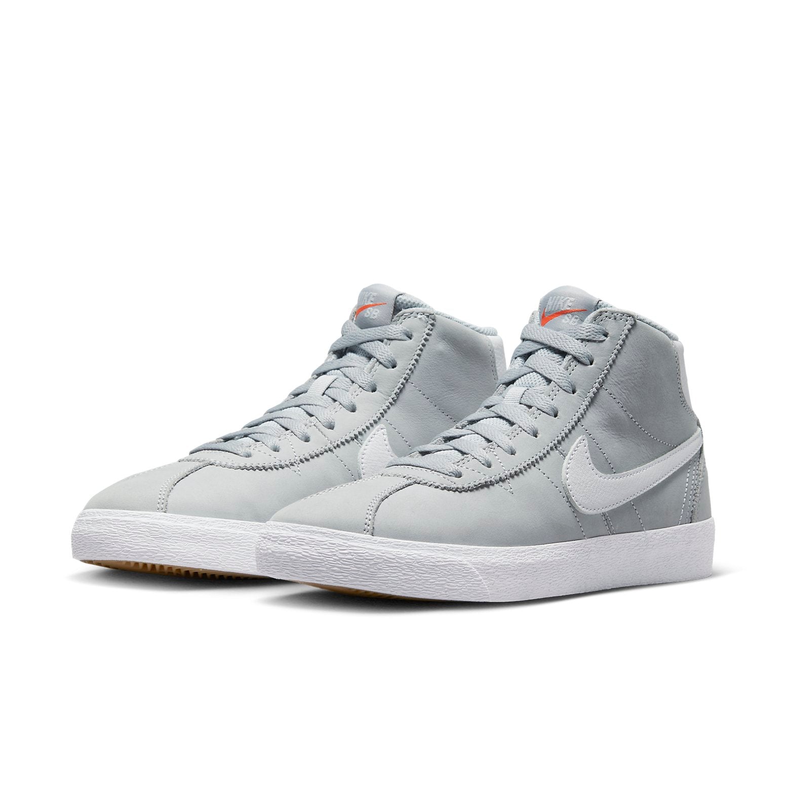 (WMNS) Nike Bruin High SB 'Wolf Grey' DV5472-001