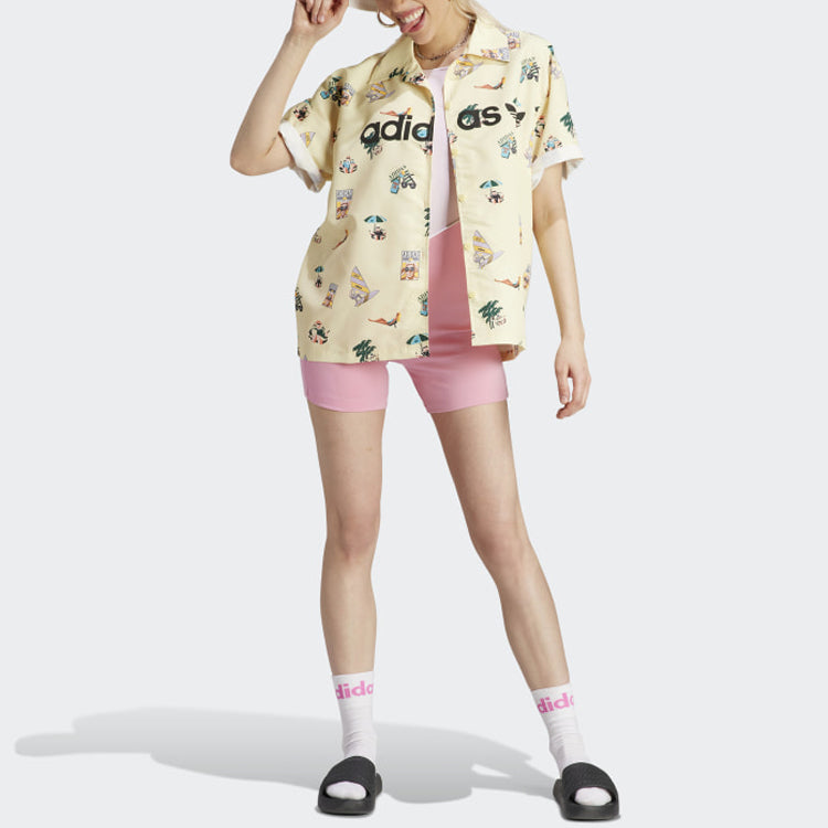 (WMNS) adidas Originals Short Sleeve Graphic Shirt 'Multicolor' IC3072