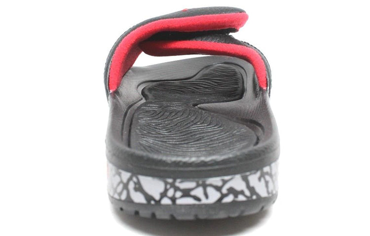 (GS) Air Jordan Hydro III Retro 'Black Red' Slippers AH8108-003