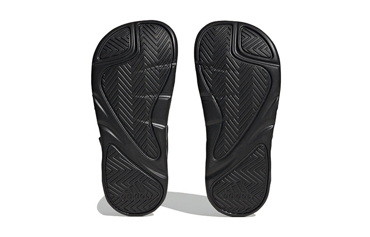 (PS) adidas Duramo Sandals 'Core Black White' HP5832