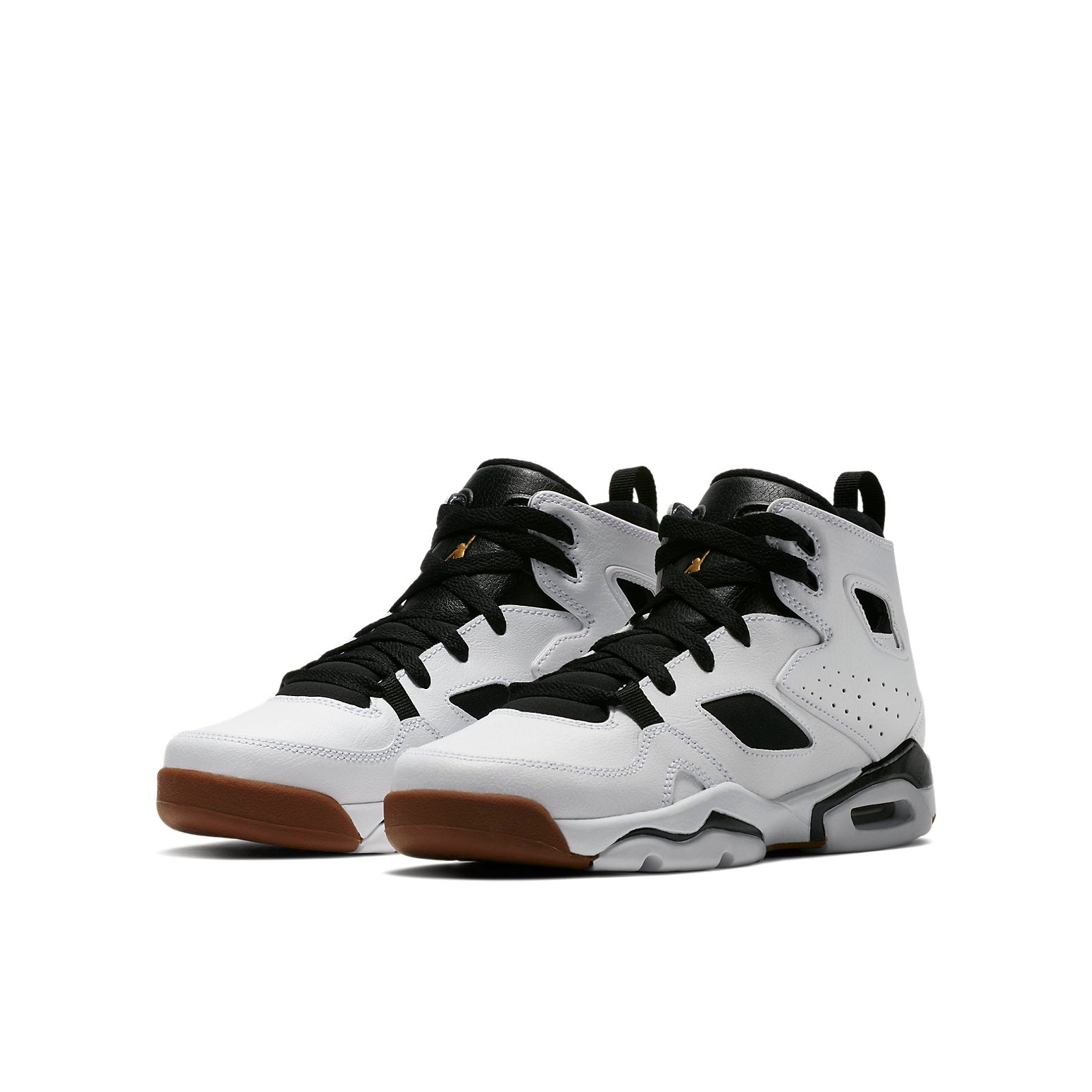 (GS) Air Jordan Flight Club 91 'White Black' 555333-121