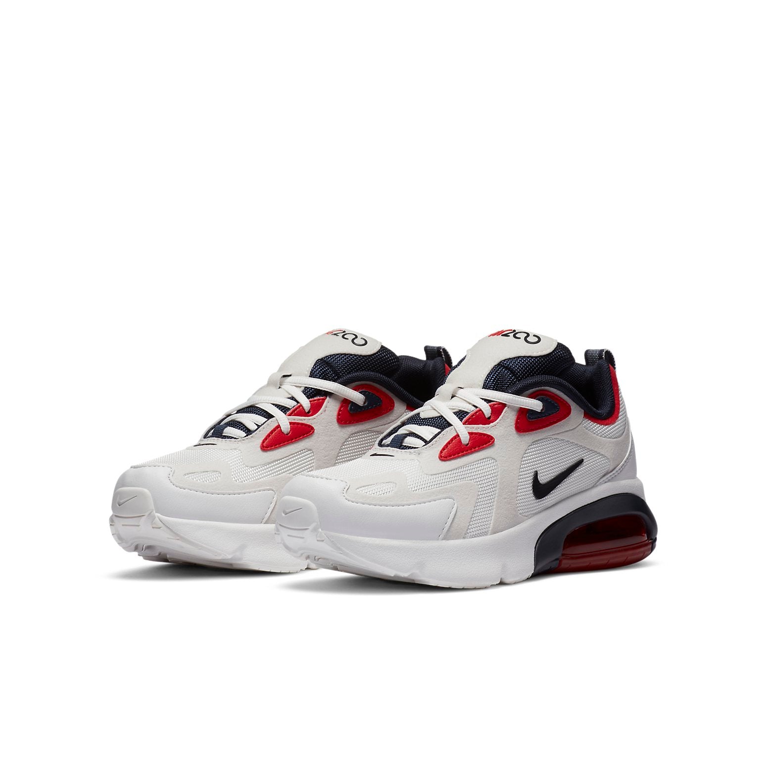 (GS) Nike Air Max 200 'Summit White University Red' AT5627-105