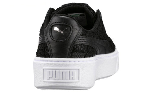(WMNS) PUMA Basket Platform FO 'Black' 364091-02