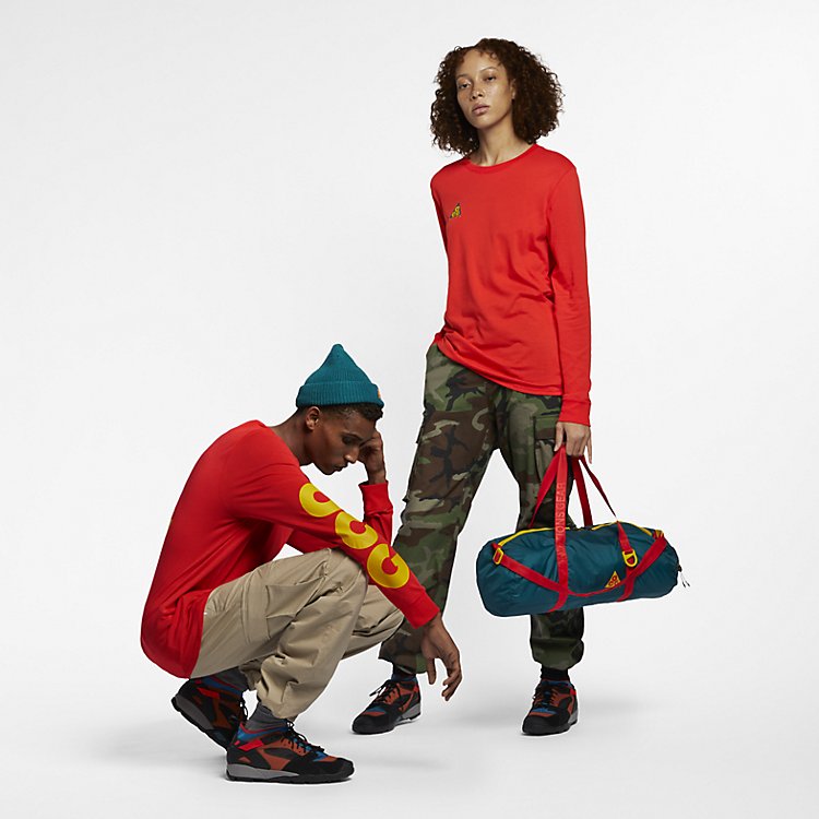 NikeLab ACG Long Sleeve T-Shirt 'Habanero Red Bright Citron' AQ3953-634