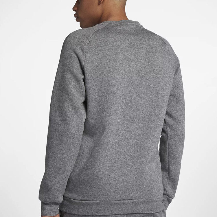 Air Jordan Jumpman Fleece mens actve Casual Sports Round Neck Pullover Gray 940170-091