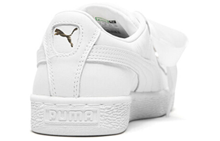 (WMNS) PUMA Suede Platform Bling 'White' 366732-01