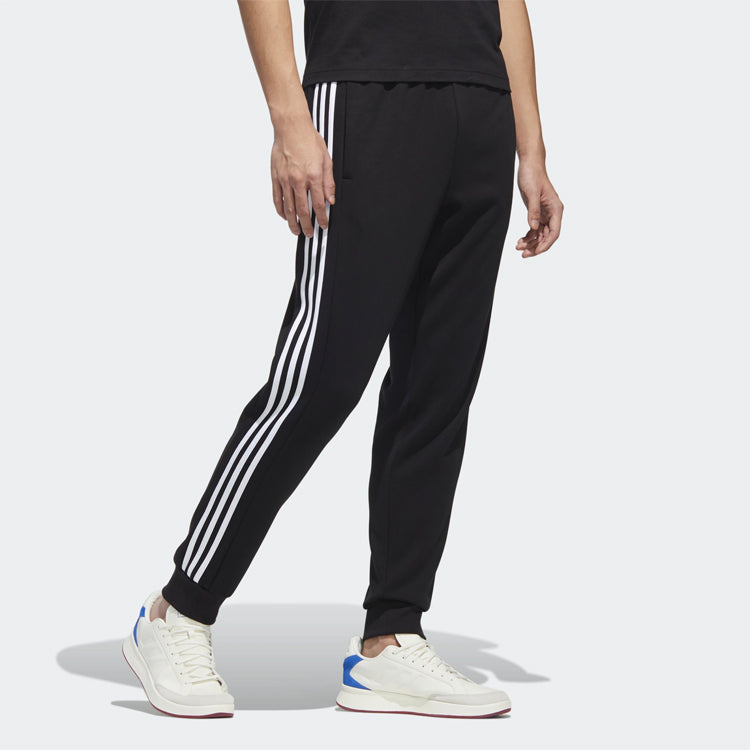 adidas Warm Windproof Loose Casual Sports Trousers Men's Black GD5473