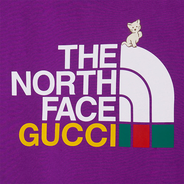 Gucci x THE NORTH FACE Logo Tee 'Purple' 616036-XJDRD-5137