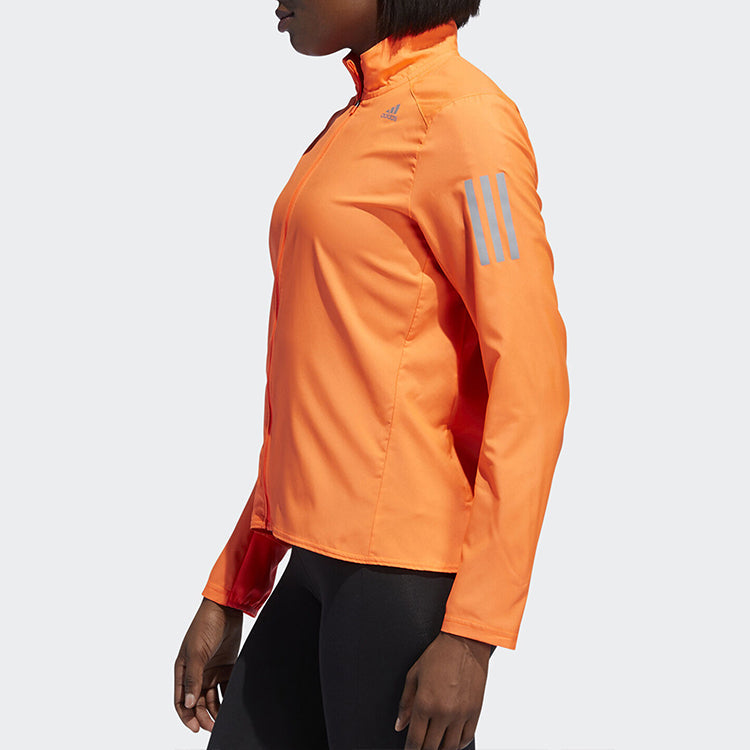 (WMNS) adidas Zipped Jacket 'Orange' EJ8572