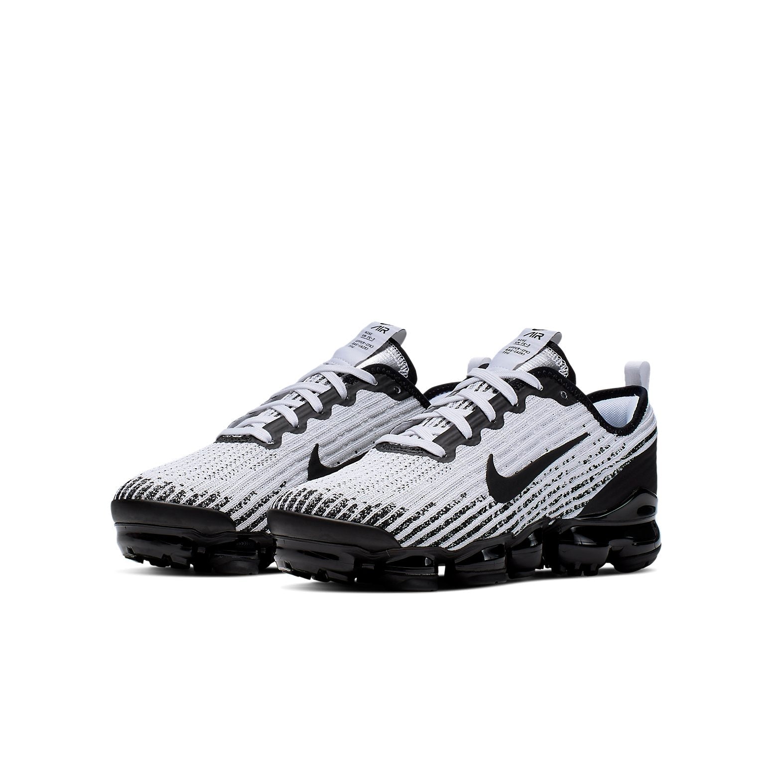 (GS) Nike Air VaporMax Flyknit 3 'White Black' BQ5238-103