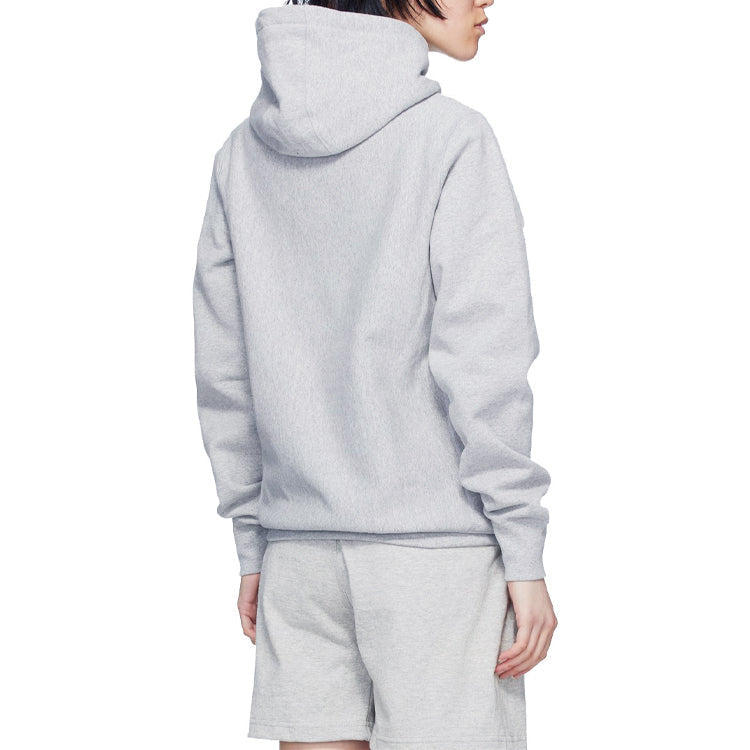NOAH Winged Foot Embroidered Logo Unisex Gray NOAH-SS20-002