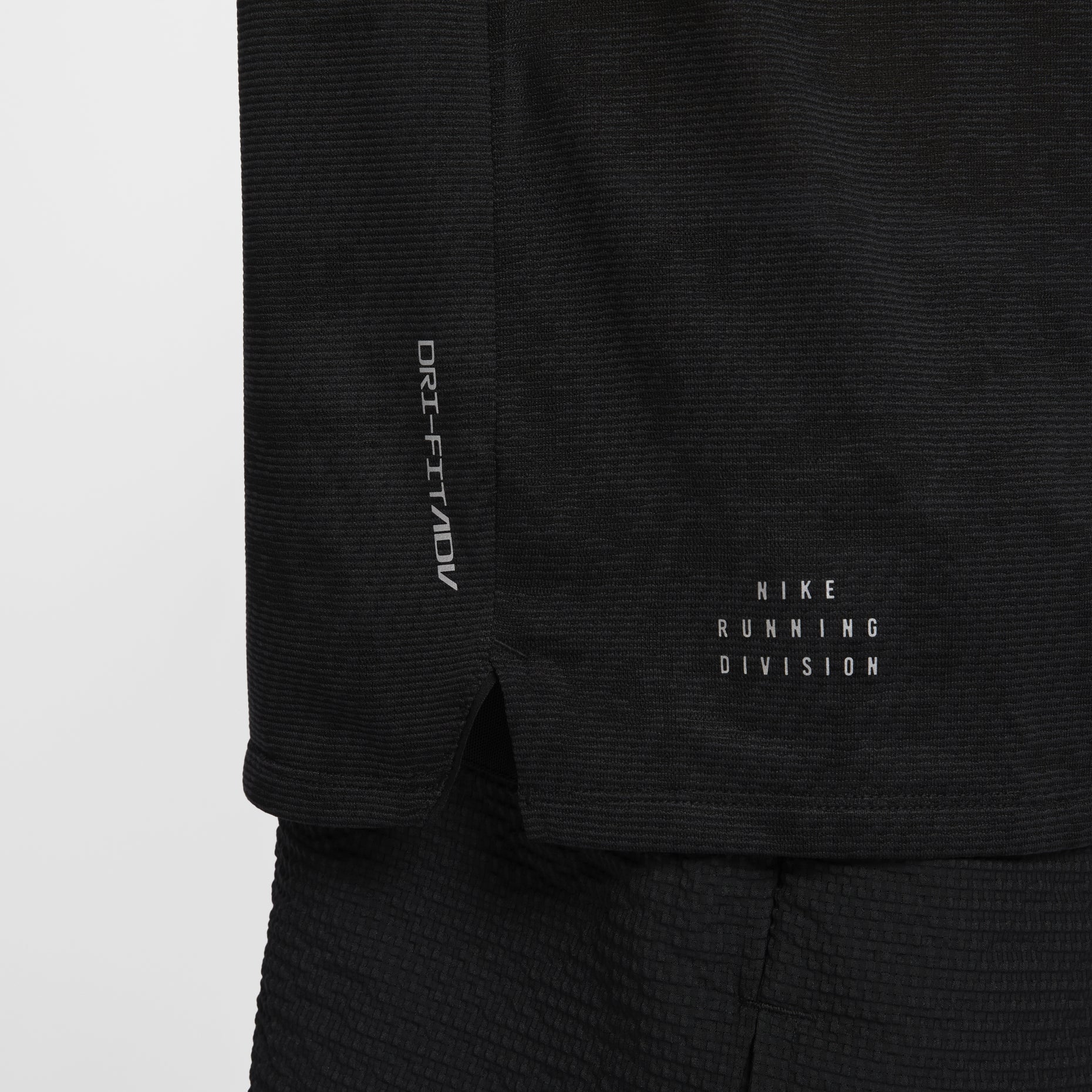Nike Dri-FIT ADV Running T-Shirt Asia Sizing 'Black' FZ0584-010