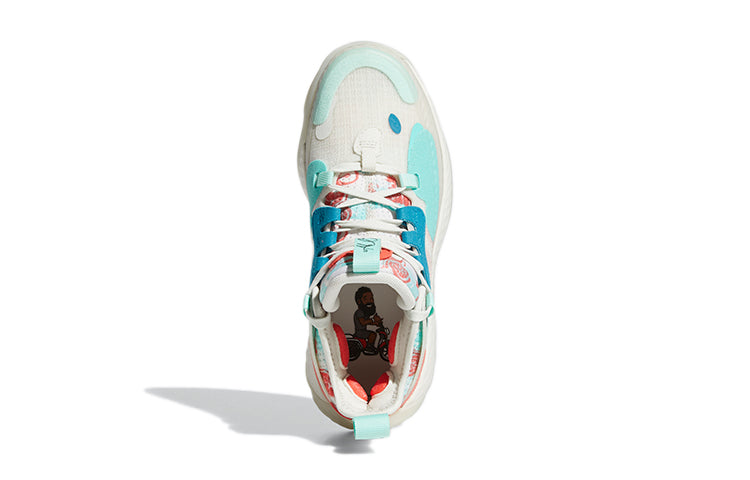 (GS) adidas Harden Volume 5 J 'White Green Red' FZ5454