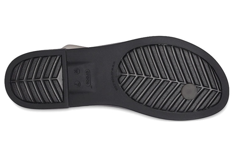 (WMNS) Crocs Shoes Sports slippers 'Translucent Black' 207173-001