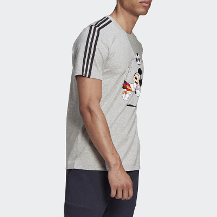 adidas Originals x Disney Mickey Tee 'Grey Black' GQ0978