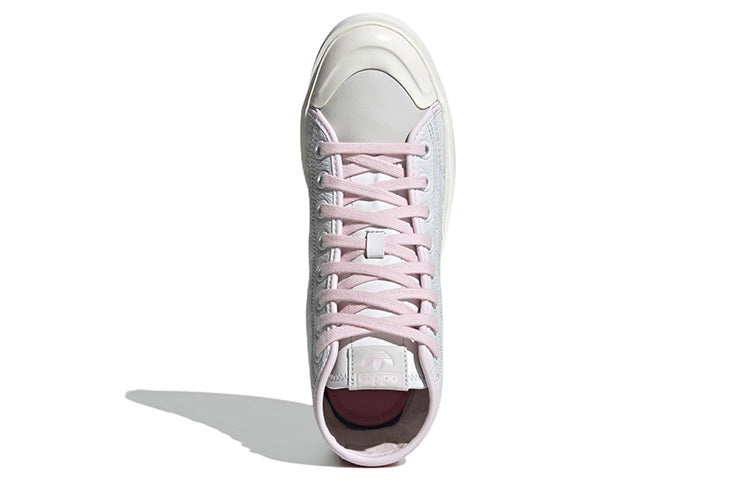 (WMNS) adidas Nizza Bonega Mid 'Crystal White Almost Pink' GW6761