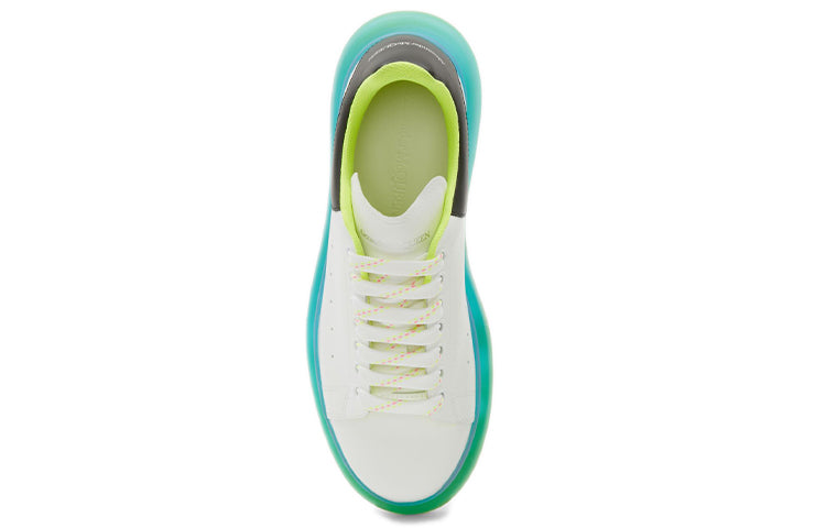 Alexander McQueen Oversized Sneaker 'Transparent Sole - White Iridescent' 662657WIBN39769