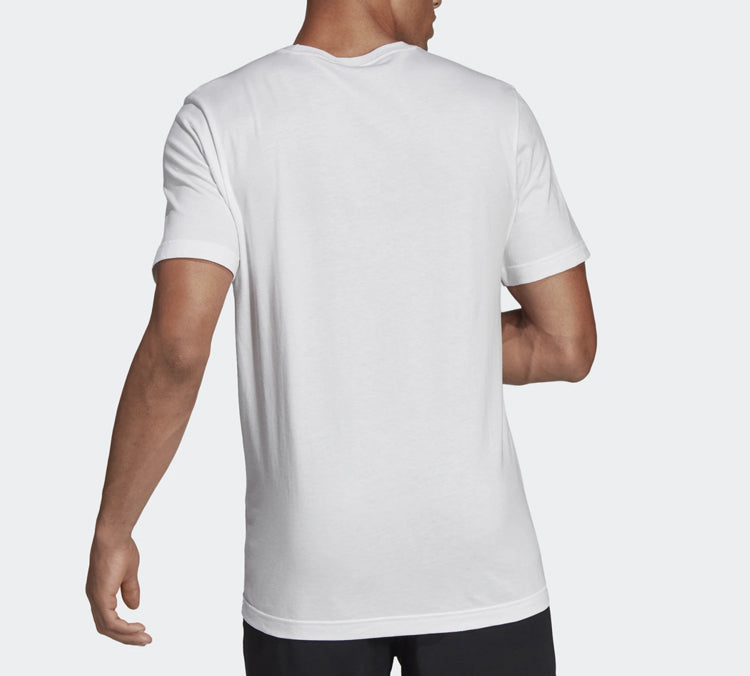 adidas Alphabet Logo Sports Short Sleeve White DV3050