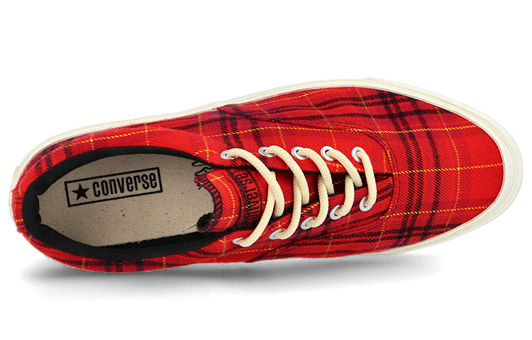 Converse Skid Grip Low 'Twisted Plaid - Haute Red' 169219C