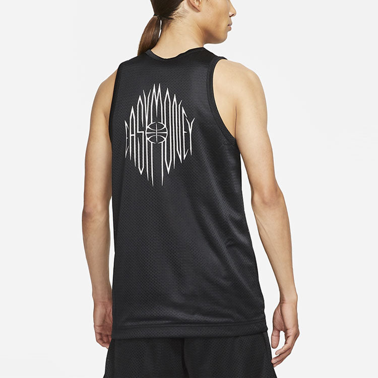 Men's Nike KD Durant Basketball Sports Printing Breathable Black Vest CV2408-010