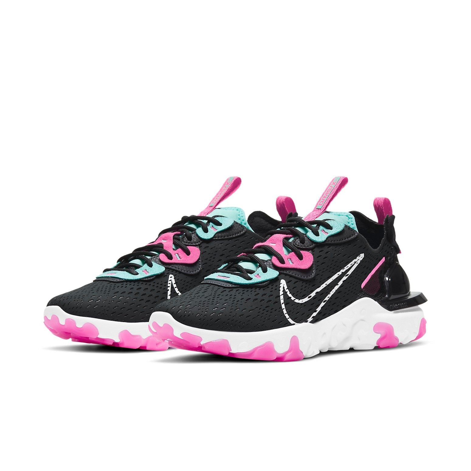 (WMNS) Nike React Vision 'Dark Smoke Grey Pink Blast' CI7523-008