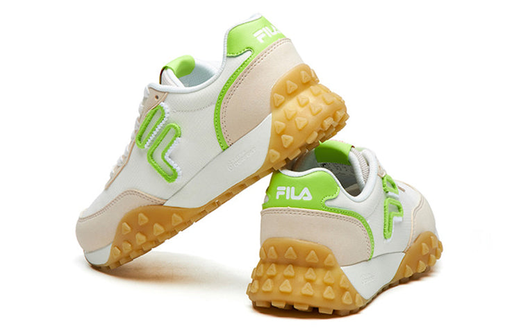 (WMNS) FILA Pacer Sneakers White/Green F12W124154FJS