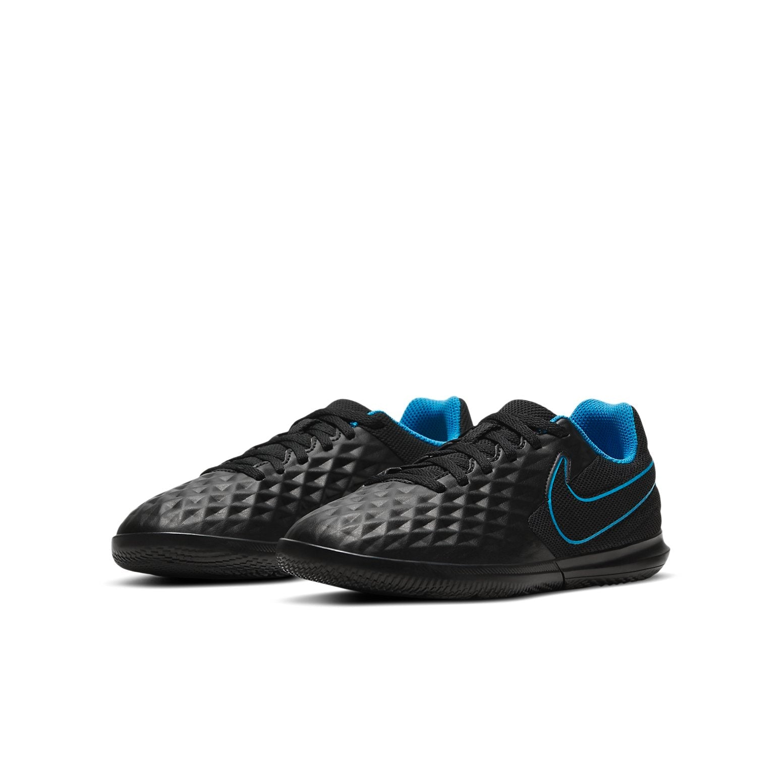 (GS) Nike JR Tiempo Legend 8 Club IC 'Black Blue' AT5882-090