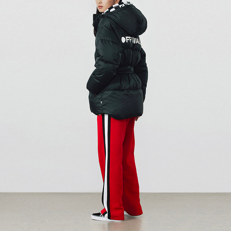 (WMNS) Vans Hooded Puffer Jacket 'Black' VN0A4UTGBLK