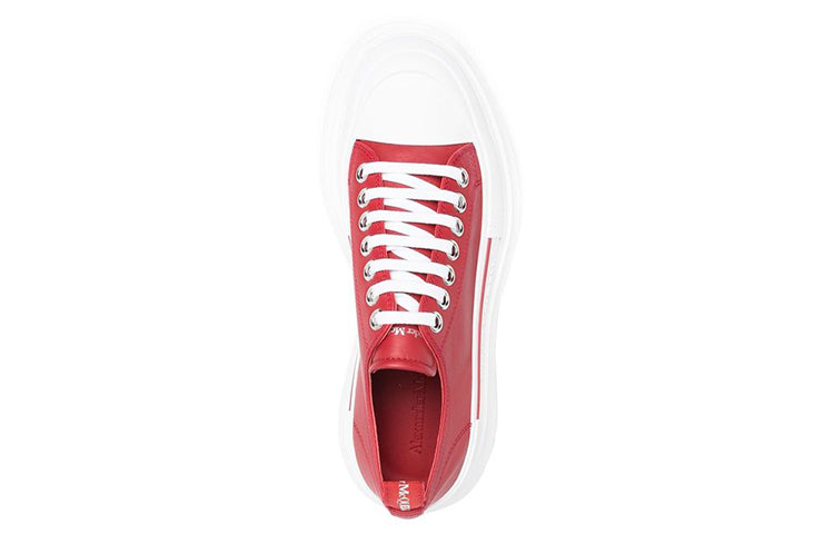 Alexander McQueen Tread Slick Sneakers 'Red White' 627225WHZ626593