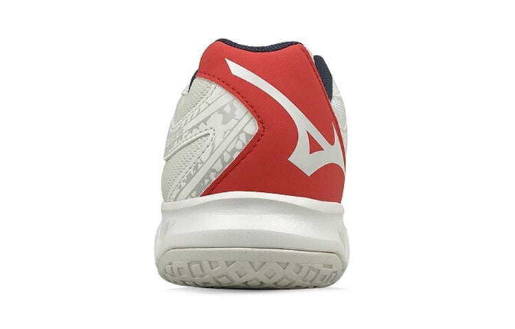 (WMNS) Mizuno Thunder Blade 2 Shoes 'White Red Grey' V1GC197055