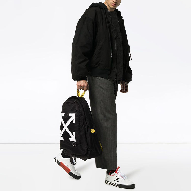 Off-White Fashion Arrow Backpack Yellow OMNB019R20E480231001