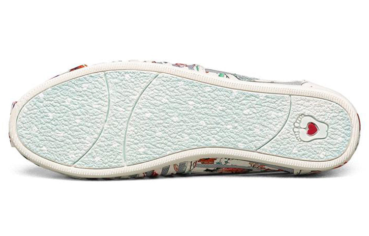(WMNS) Skechers Bobs Plush 'Gray White Red' 33420-WMLT