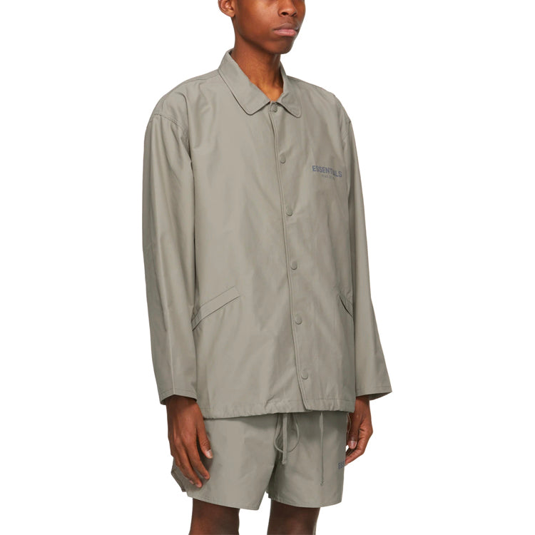 Fear of God Essentials FW21 Souvenir Jacket 'Taupe' FOG-FW21-082
