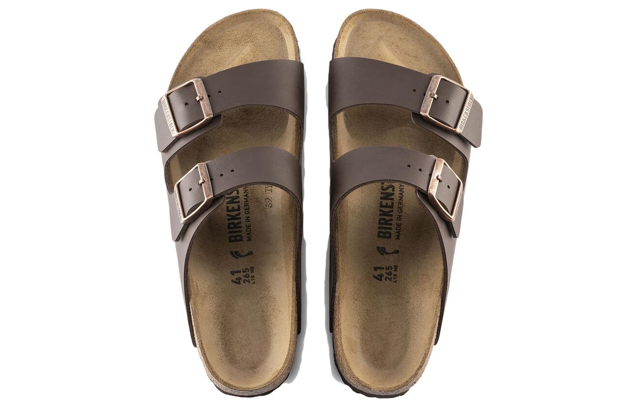 Birkenstock Arizona Birko Flor Narrow Fit 'Dark Brown' 0051703