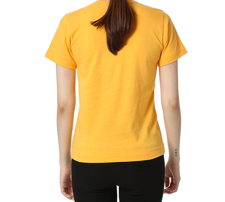 (WMNS) COMME des GARCONS PLAY Mini Logo Tee 'Yellow' AZ-T211-051-2