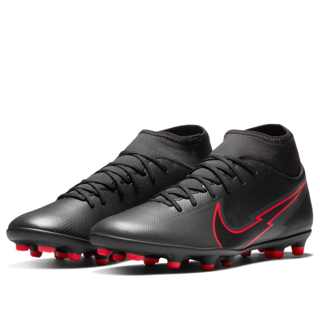 Nike Mercurial Superfly 7 Club MG 'Black Red' AT7949-060
