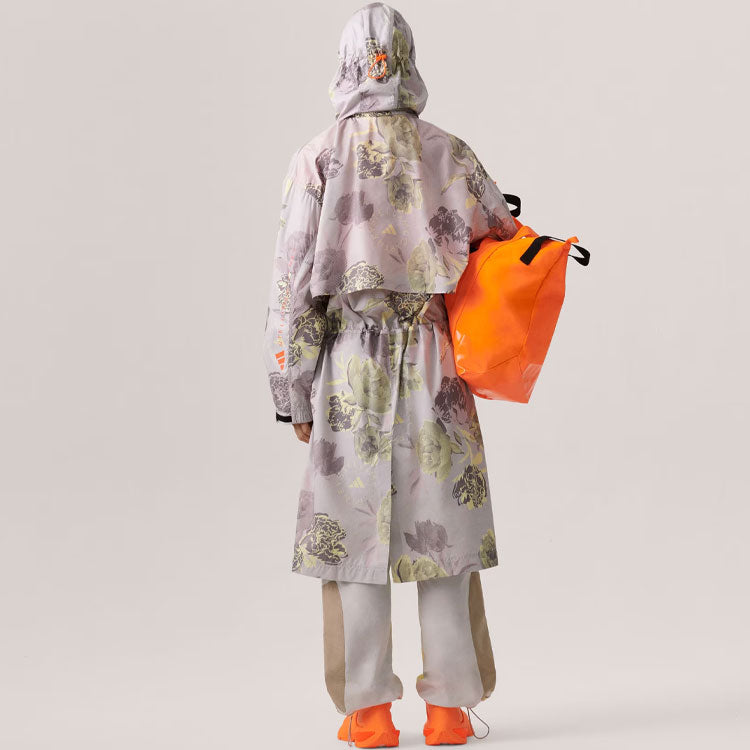(WMNS) adidas By Stella McCartney Sportswear Long Parka Asia Sizing 'Grey Orange' IN3635