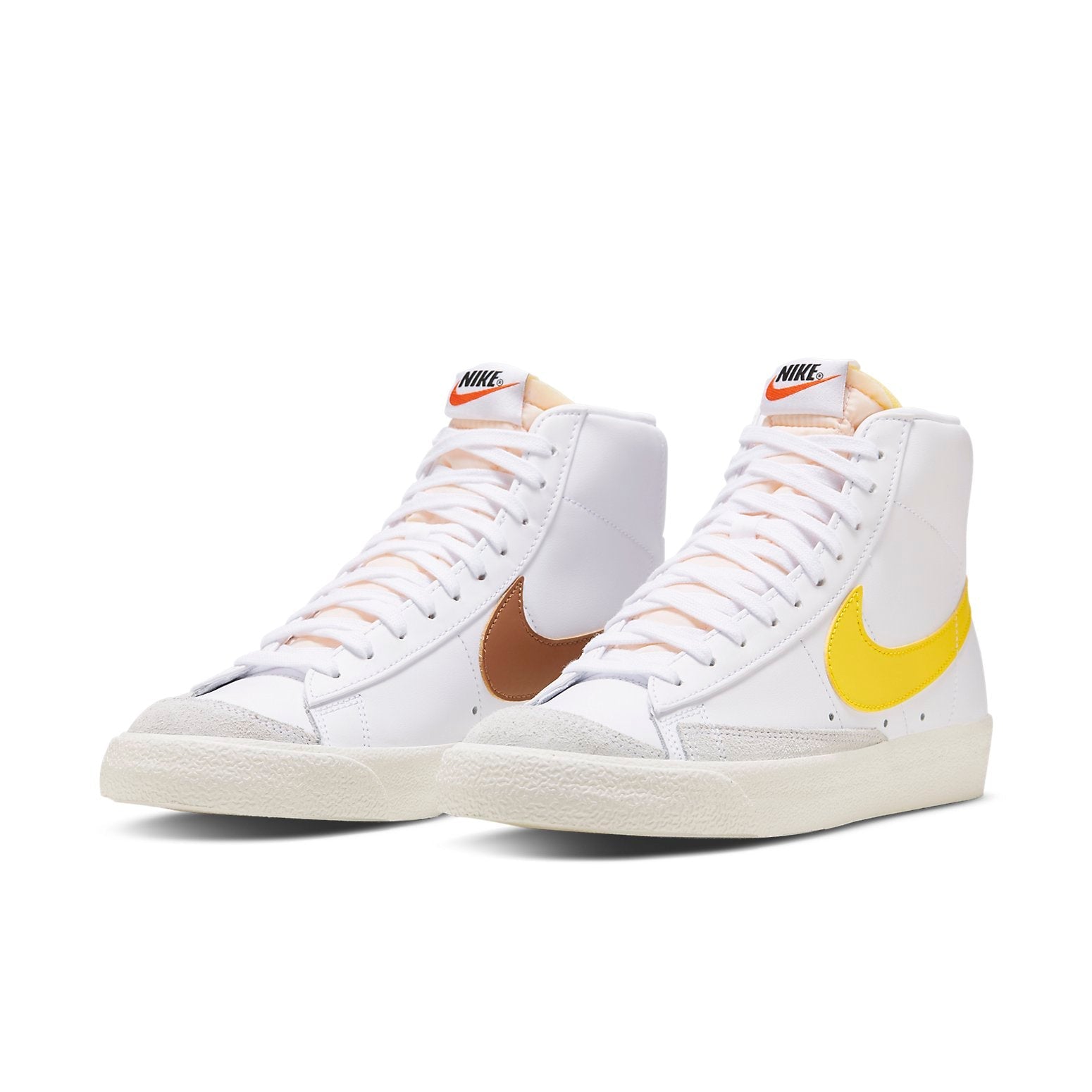 Nike Blazer Mid 77 Vintage 'White Yellow Brown' BQ6806-113