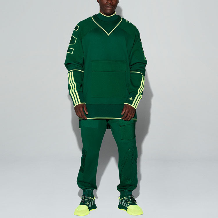 adidas originals Ivp Cargo Sweatshirt Sports Pullover Couple Style Green GU4004