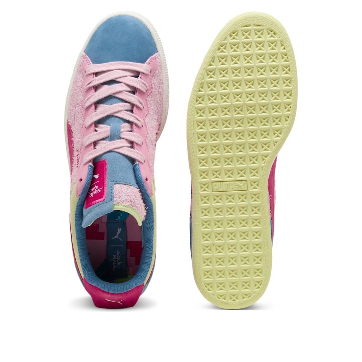 PUMA x Squid Game Suede 'Pink Blue' 399428-01