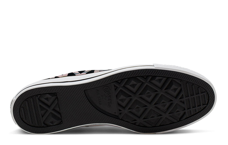 Converse Chuck Taylor All Star Canvas Wordmark Low Top 'Black White' 166234C