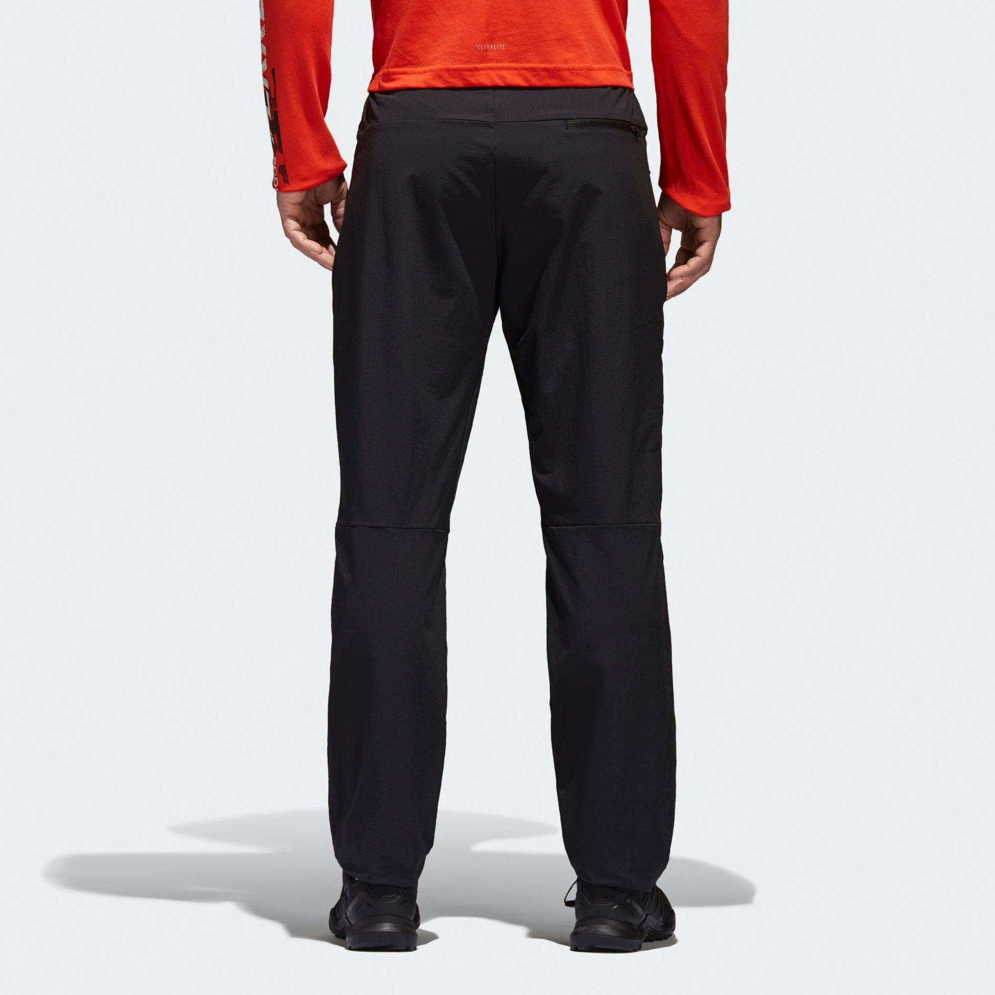 adidas Terrex Allseason Pants Outdoor mountaineering Solid Color Woven Sports Pants Black BS2459