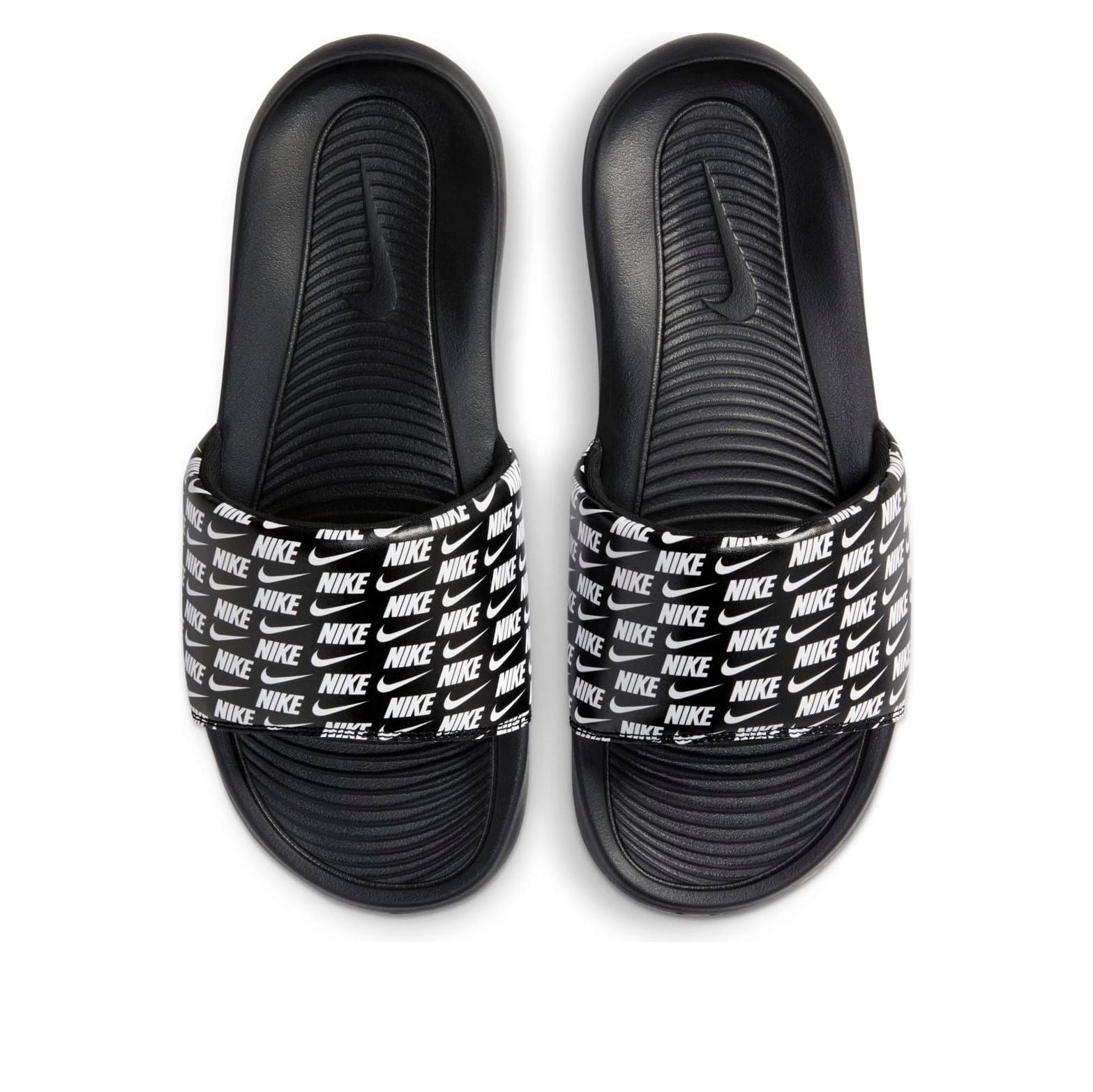 Nike Victori One Slide Print 'Repeat Logo - Black' CN9678-006