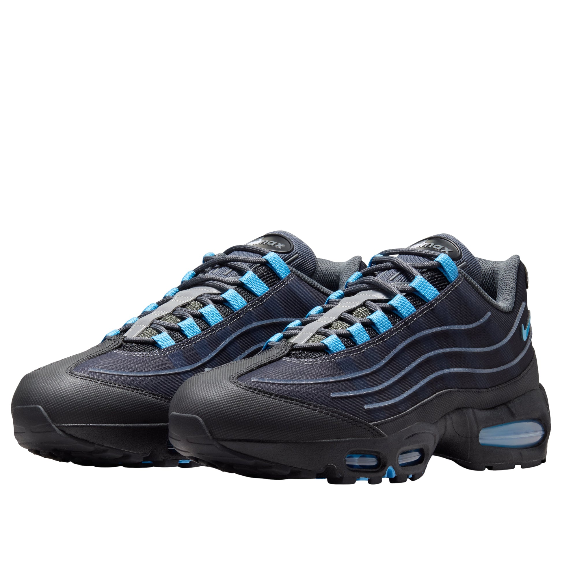 Nike Air Max 95 Big Bubble 'Black Iron Grey University Blue' IH7853-002